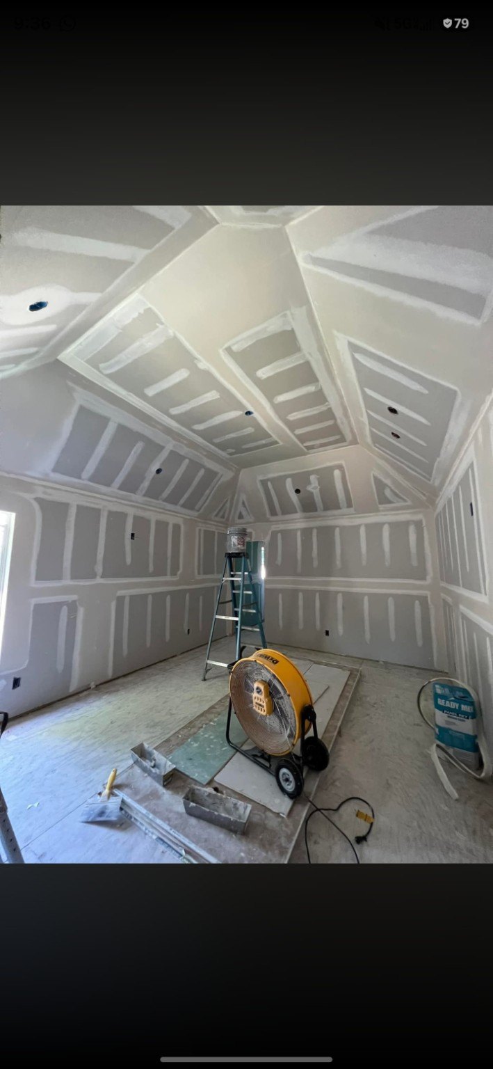 Drywall installation and finishing project